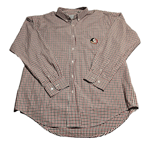 Campus Specialties Other - NEW Campus Specialties Florida Seminoles Long Sleeve Button Up Shirt Men's Large